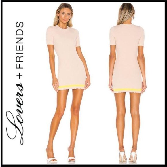 NWT Lovers + Friends Colada Knit Mini Dress, Sz M - Picture 2 of 5